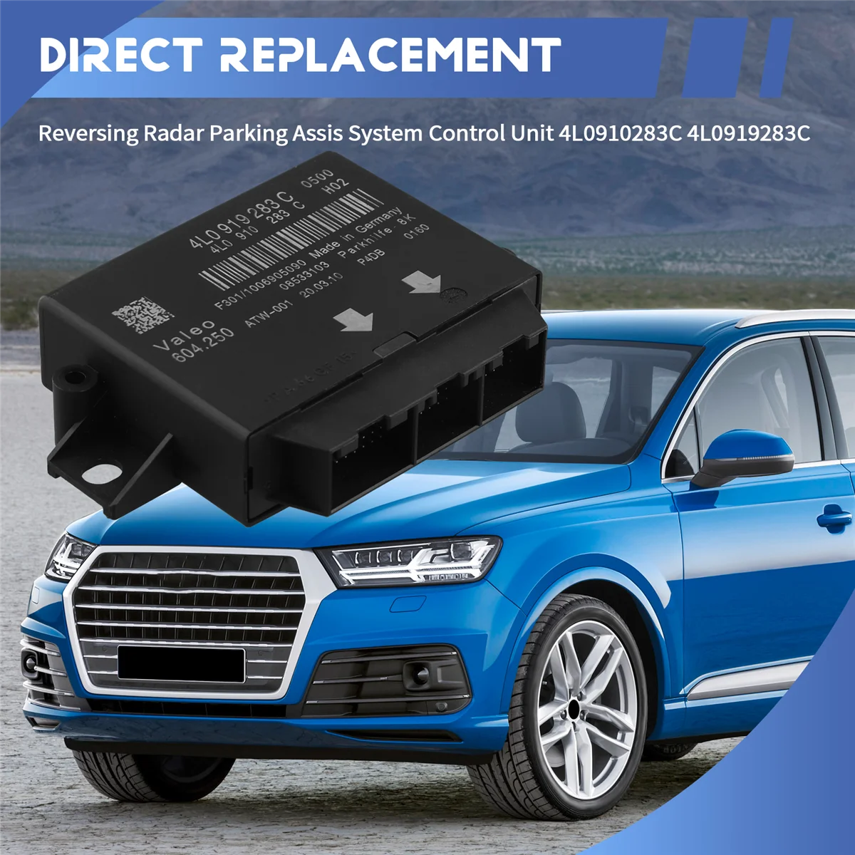 Автомобильный реверсивный радар система парковки блок управления 4л 0910283 C 0919283