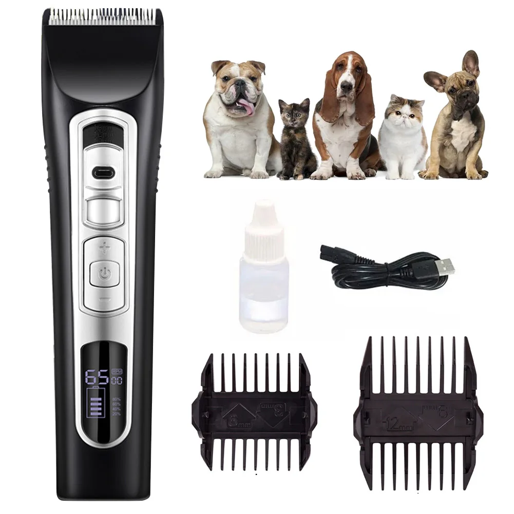 

Electric Pet Hair Trimmer Dog Hair Clipper USB Rechargeable Dog Hair Scissors Remover Dog Groomer Pet Grooming Products