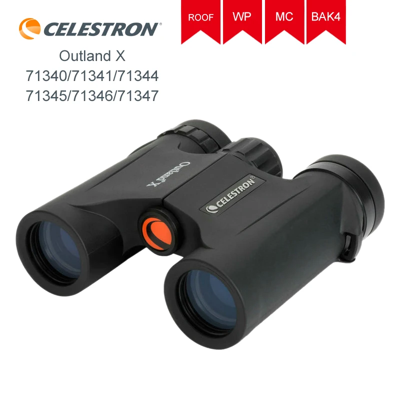 

Celestron OUTLAND X 8X42MM 10X42MM ROOF BINOCULARS MC BAK4 Waterproof （Nitrogen-filled）71340 71341 71344 71346 71345 71347