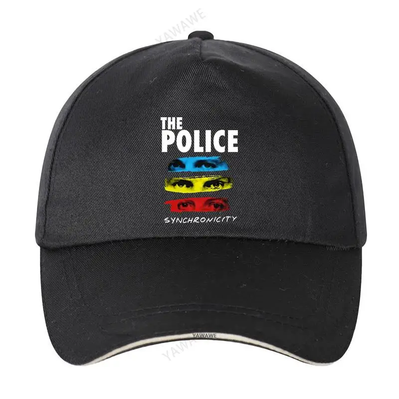

cotton unisex Adjustable Baseball Cap The Police Synchronicity Man Women Summer Hat drop shipping