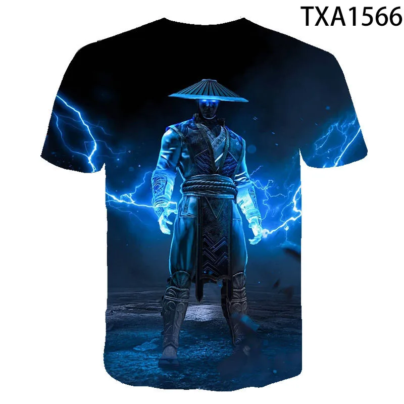 

Футболка Мужская/женская с 3D принтом Mortal Kombat, модная повседневная Уличная одежда с коротким рукавом, лето