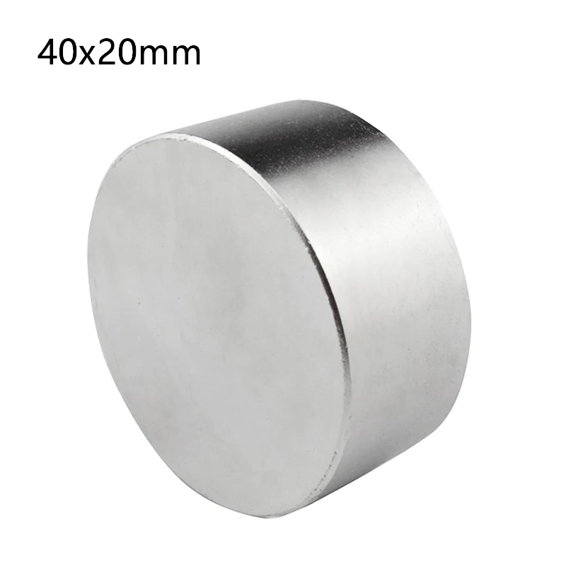 

Круглые неодимовые магниты NdFeB 40*20 мм