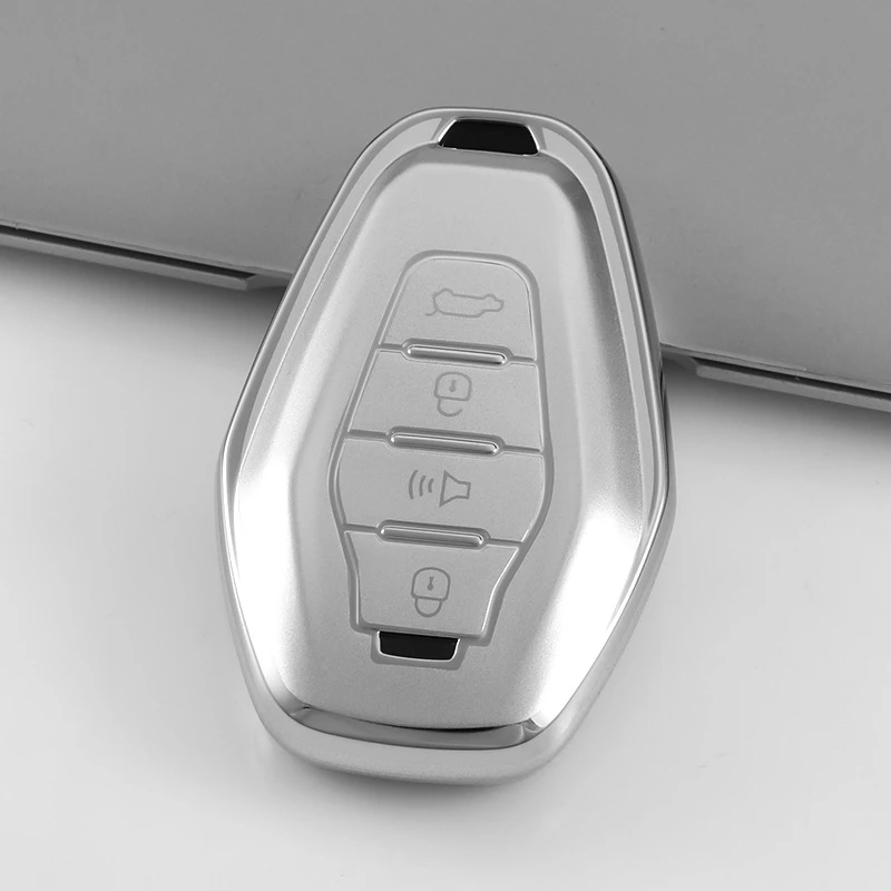 Новый стиль Мягкий ТПУ 3 кнопочный Автомобильный Дистанционный ключ для Chery JETOUR X70