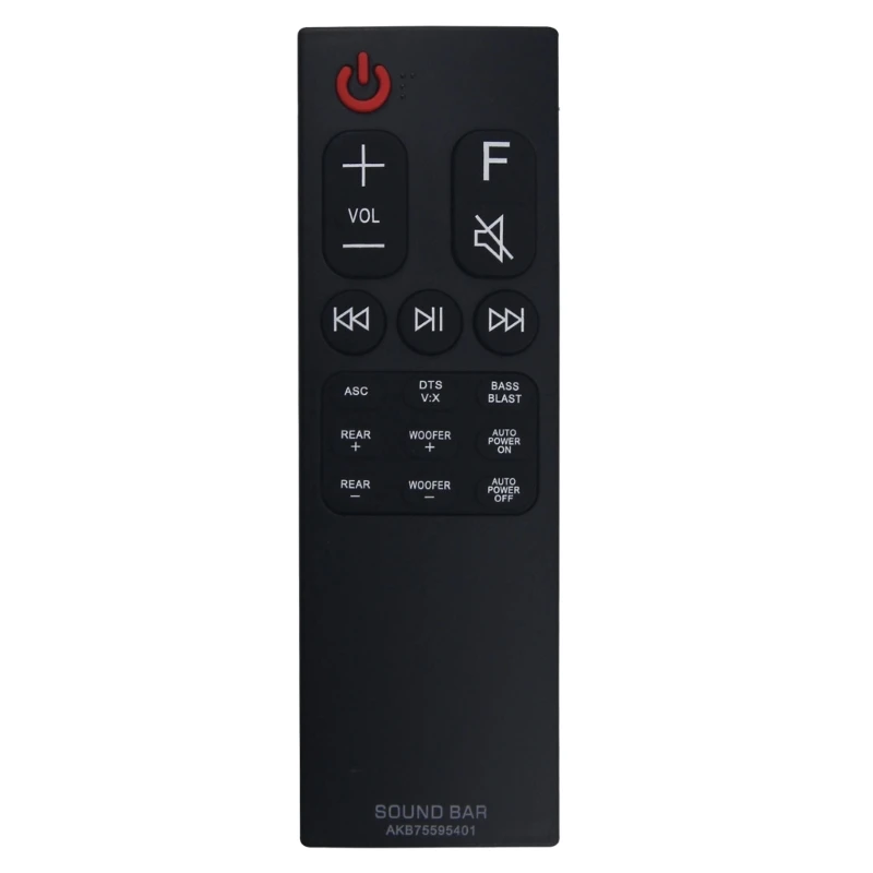 Comfortable Keys Remote for AKB75595401 SPK5BW Soundbar Customized Remote Beautiful Appearance Controllers Long Lifespan L41E