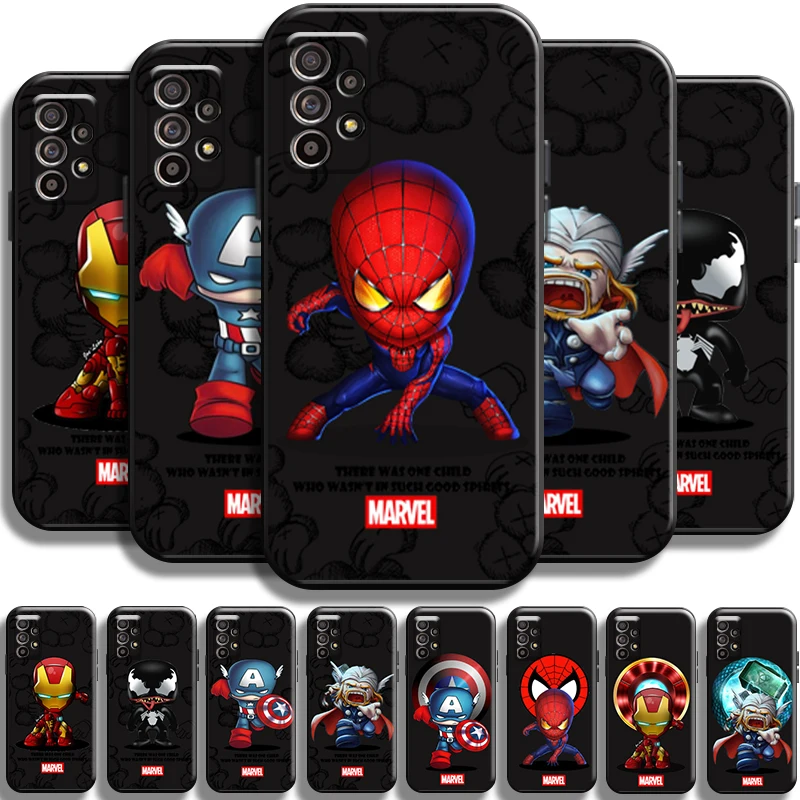 

Marvel Cartoon Avengers For Samsung Galaxy A11 A12 A21 A21S A22 A30 A31 A32 A50 A51 A52 A70 A71 A72 5G Phone Case Funda