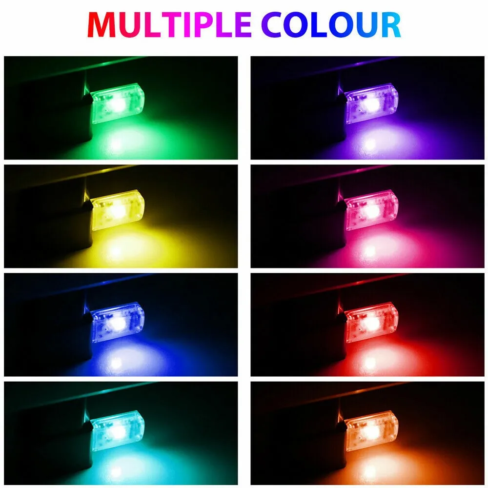 

3pcs Ambient Light Accessories Atmosphere Lamp Colorful LED High Quality