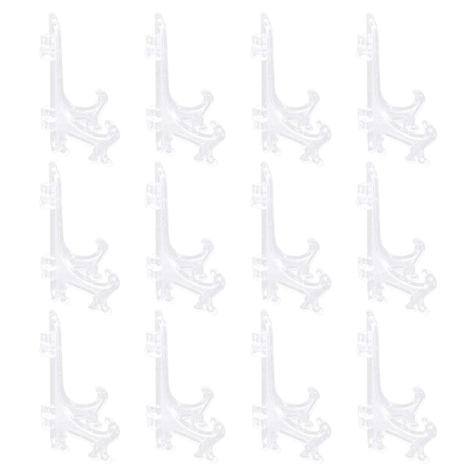 

12 Pcs Bracket Photo Frame Stand Tablet Kickstand Acrylic Easels Plastic Plate Holders