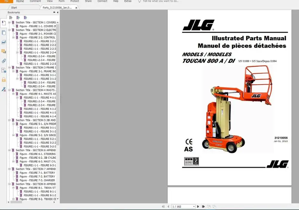 Руководство по обслуживанию и деталям операторов JLG 2022 Full PDF 45 гб | Автомобили