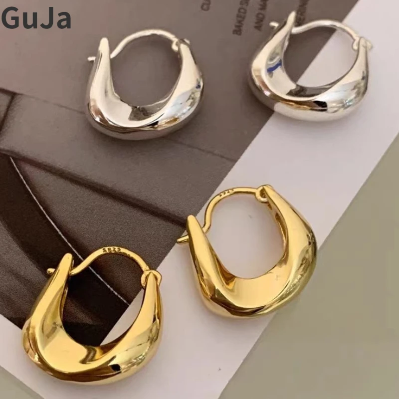 

Trendy Jewelry Simply Design Small Metallic Geometric Earrings For Women Girl Gift Popular Style Ear Accessories Dropshipping