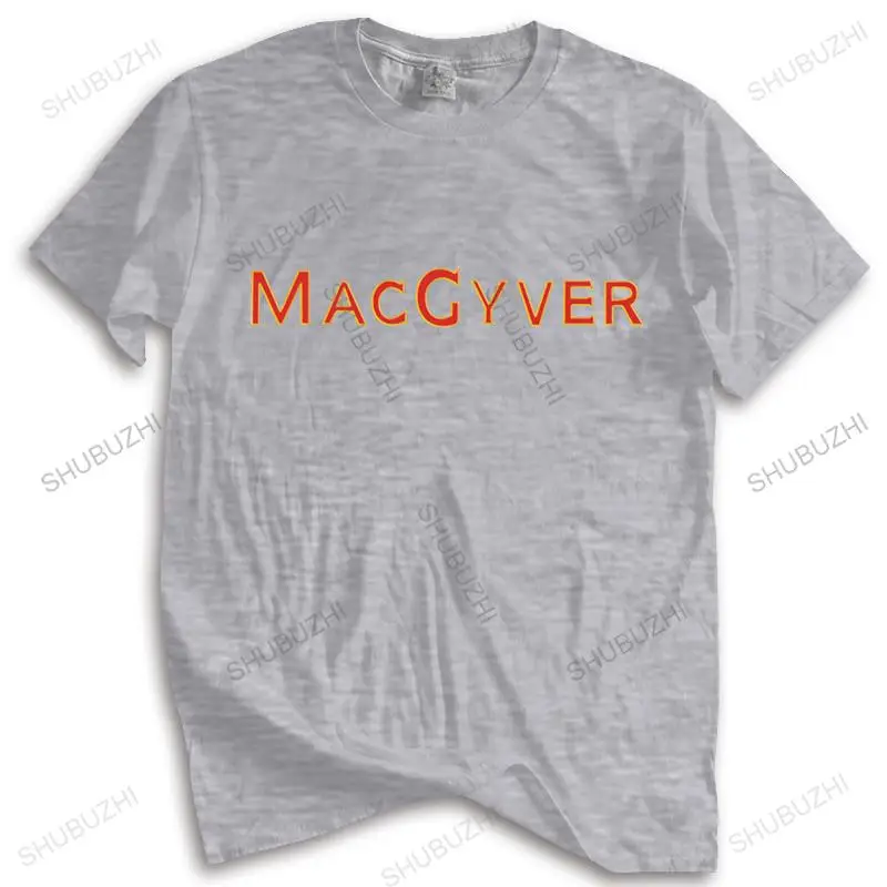 Футболка бренда shubuzhi MacGyver классическая футболка с телешоу крутая повседневная