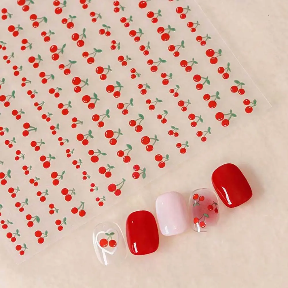 

1Pc Summer Lemon Grapefruit DIY Nail Decal Nail Art Decoration Cherry Fruit Nail Sticker Nail Art Accessories Nail Slieder Decal