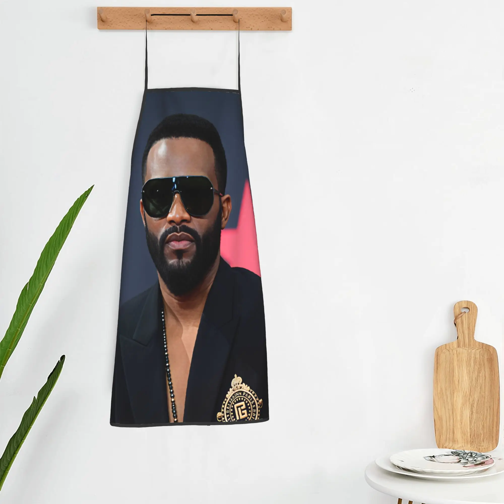 Модные кухонные фартуки Fally ipupa без карманов для ресторанов, парикмахерских и кухонь (art.: 3920dbbdccfdf) - 3920dbbdccfdf