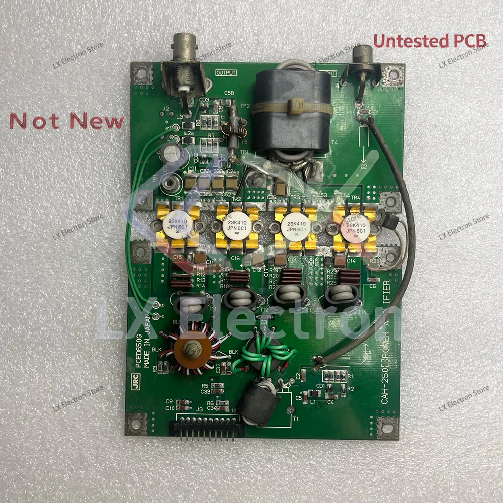 Фото Плата радиочастотного усилителя JRC CAH-250 250 Вт: HF/SSB 1.6-30 МГц, 4x 2SK410 MOSFET Push-Pull, 13.8В, вход 10-20 Вт, 1 шт./лот №1