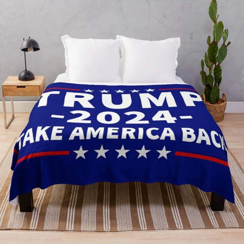 

Donald Trump 2024 Take America Back ElectionThrow Blanket