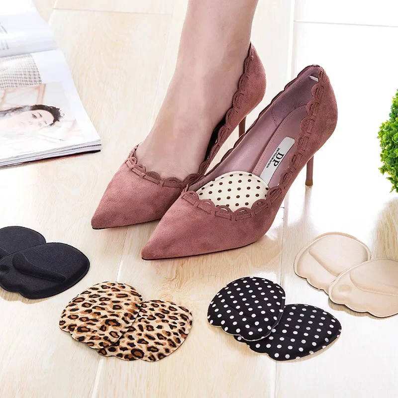 1Pair Heel Pad Soft High Heels Insert Insole Foot Forefoot Half Yard Mat Arch Women Orthopedic Heel Protector Shoe Cushion