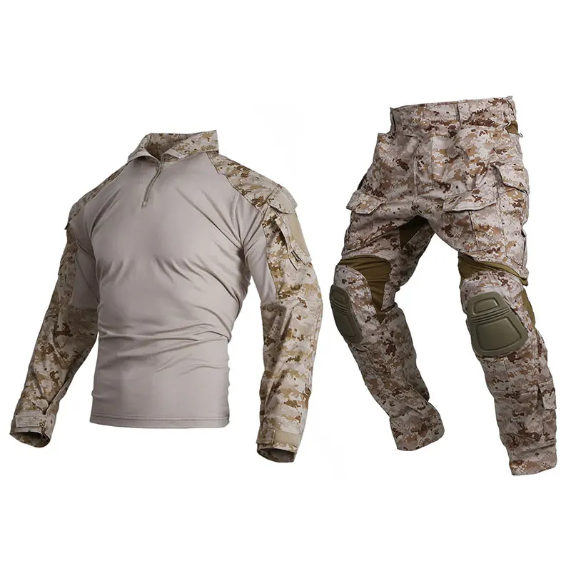 Emersongear Tactical G3 Combat Uniform Sets 2017 Shirt Pants Tops Duty Cargo Trouser Mens Camouflage Suits Sports Hiking AOR1