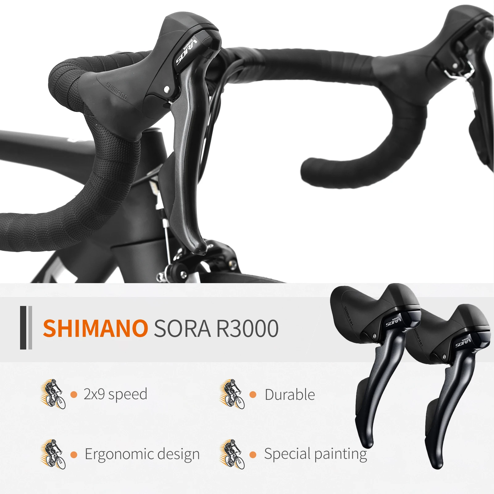 Дешевый алюминиевый дорожный велосипед SAVA R8 с SORA R3000 |