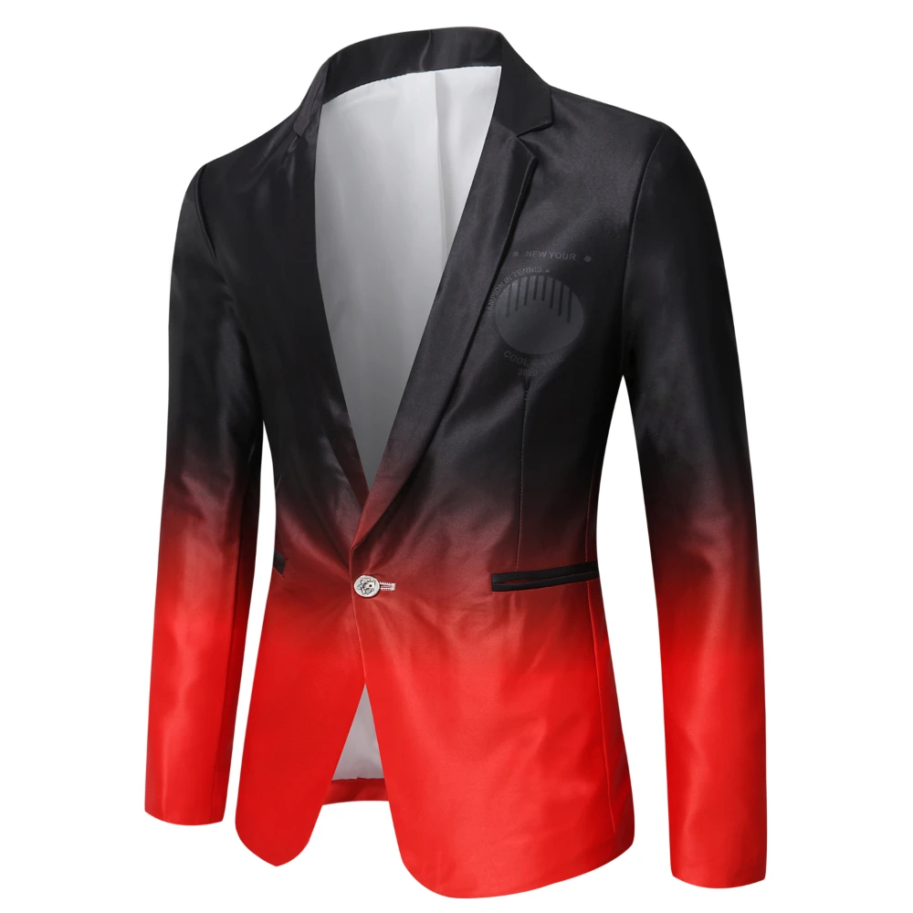 

Men's Slim Fit Blazer 2022 Spring New Gradient Color Suit Jacket Male Korean Version Casual Brand Fashion Trend Men's Clothing