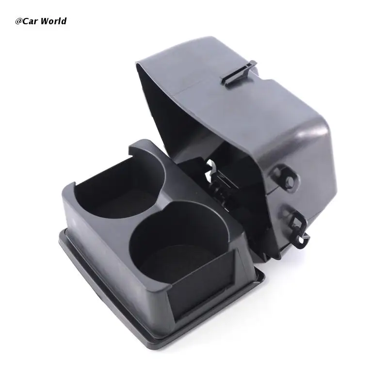 

6XDB Center Console Sunglasses Keys Organizer Black ABS Cup Holder Compatible for 2011-2015Explorer