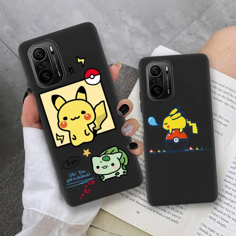 

Cartoon Pokemon Pikachu Phone Case for Xiaomi Mi Note 11 10 9 8 6X 11X Lite 9T CC9 Pro SE