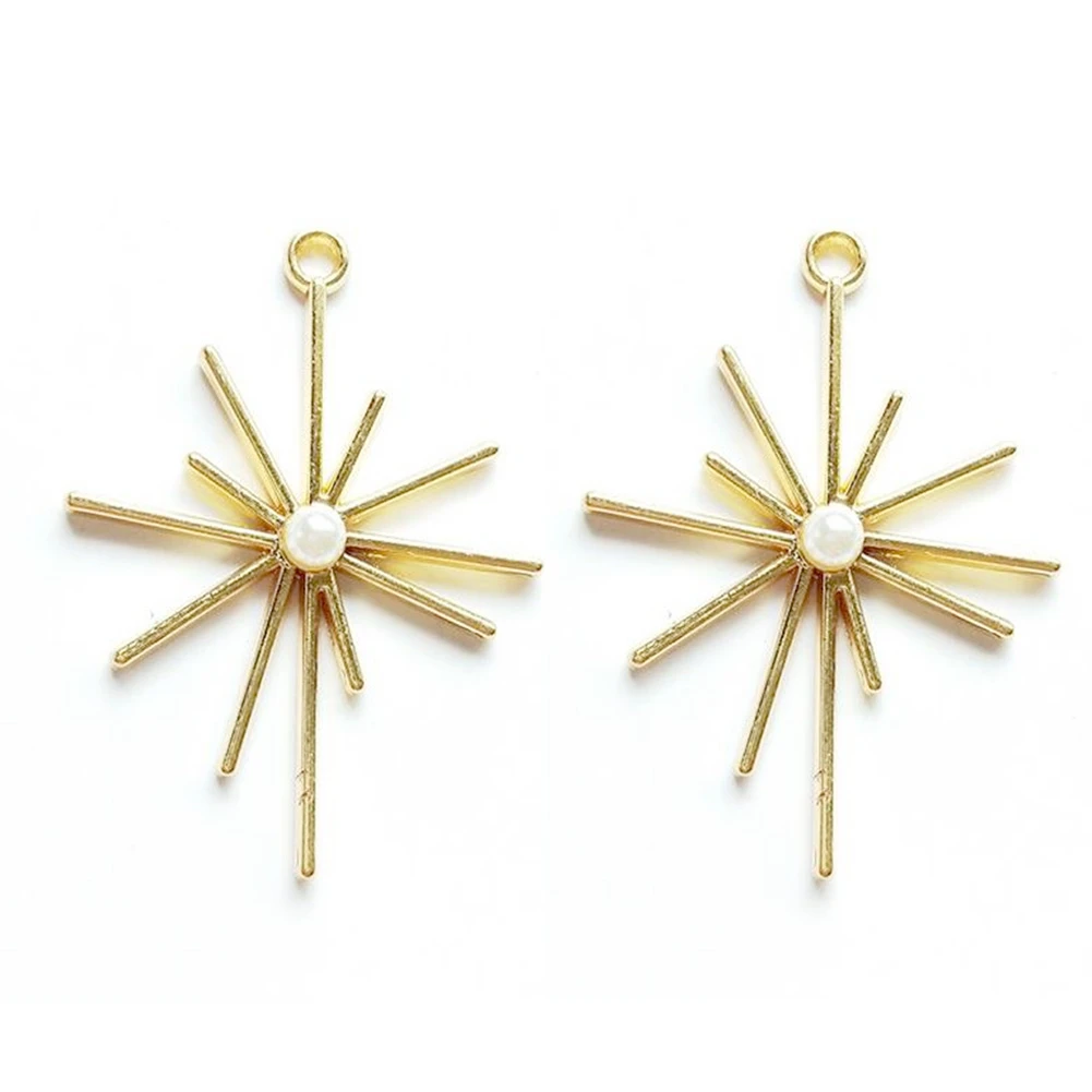 

Minimalist Geometric Irregular Alloy Pendant DIY Handmade Earrings Accessories Necklace Jewelry 42X31mm