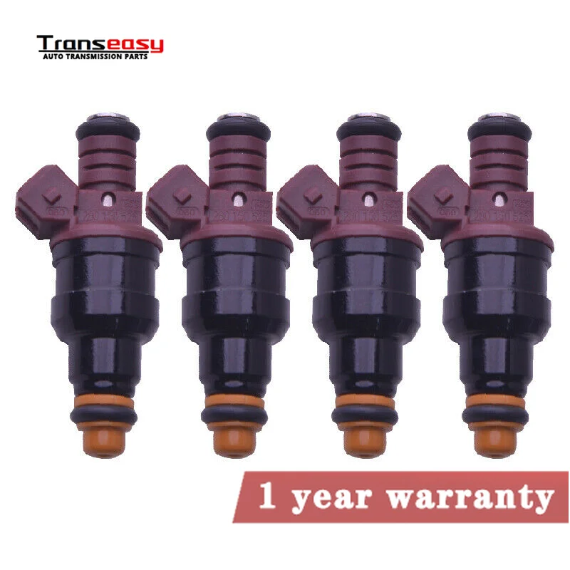 

4Pcs Fuel Injector 0280150525 Fits For 84-04 Ford Audi Chrysler Dodge 2.0L 2.3L 2.4L