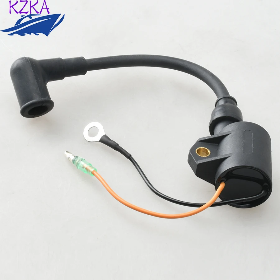 6A1-85570 Катушка зажигания в сборе для подвесного 2-тактного двигателя Yamaha 2HP 2 MSH