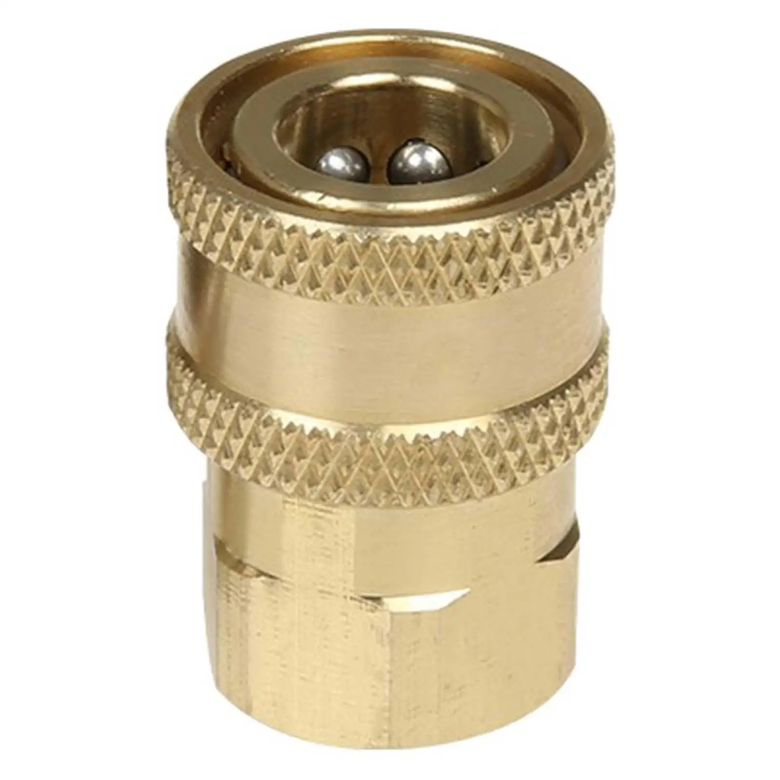 3Pcs Pressure Washer Adapter for Power Washer Hose 3600 PSI Brass Durable Replacement M14 to 1/4'' Quick Connect Hose Adapter