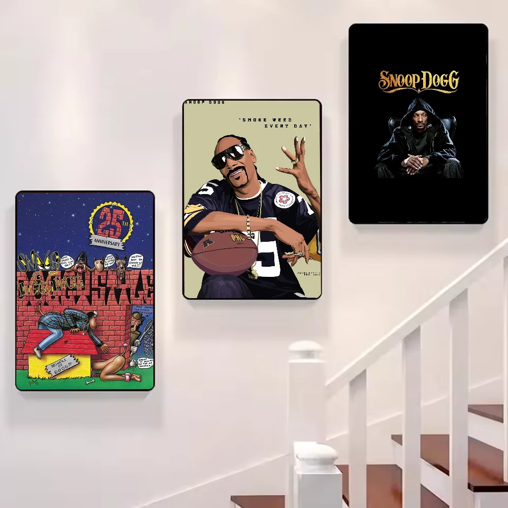 Рэпер S-Snoop D-Dogg постер HD искусство липкая стена водонепроницаемый дом гостиная