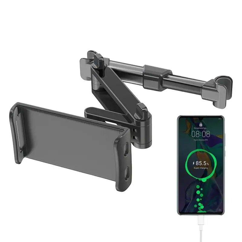 

Headrest Tablet Mount 360 Rotation Telescoping Car Phone Mount Car Seat Back Hooks Phone Holder Universal Vehicle