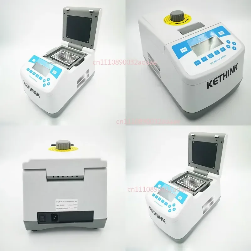 Фото Лабораторный инкубатор для образцов KETHINK KT-ES1000: Сухая баня (металлическая баня с нагревательной крышкой) с блоком для образцов №1