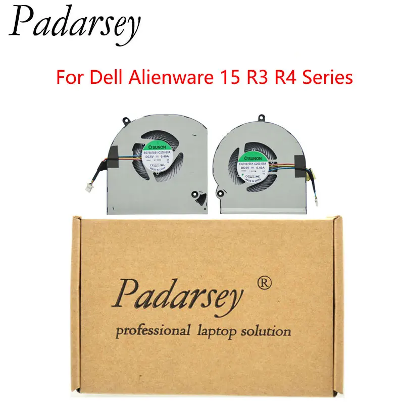 

Запасной вентилятор охлаждения для процессора ноутбука Padarsey для Dell Alienware 15 R3 R4 Series EG75070S1-C260-S9A 0JWH30