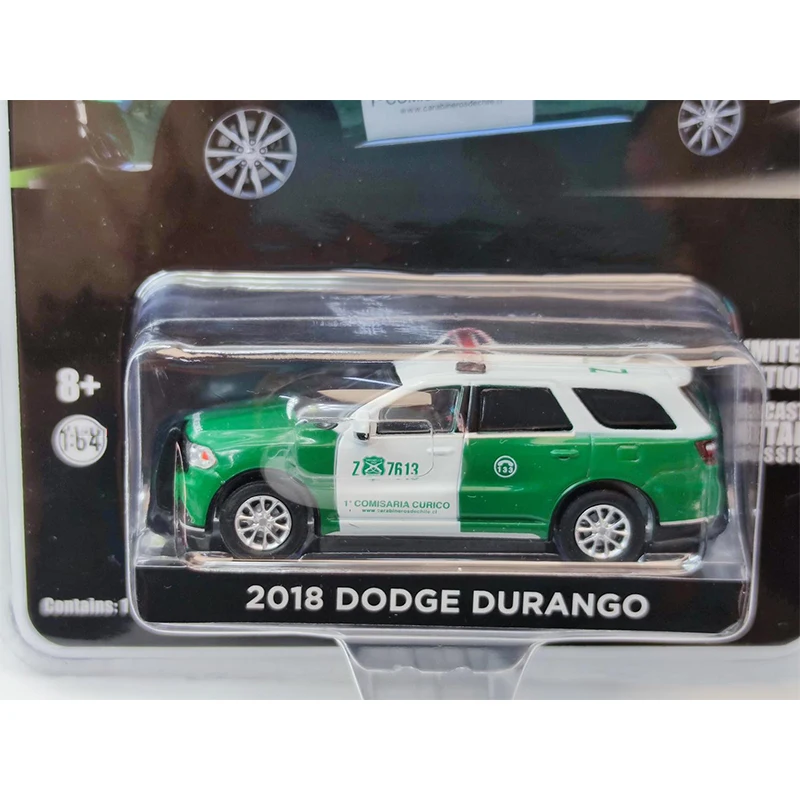 Greenlight 1:64 2018 серия автомобилей Dodge Durango чилийской полиции литая под давлением