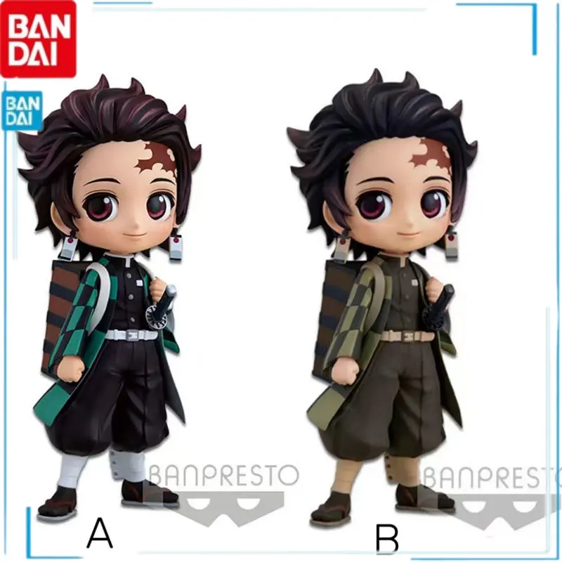 

Bandai Anime Area Japan Q-version Demon Slayer Kimetsu No Yaiba Kamado Tanjirou Style A B Amusement Action Figure Kawaii