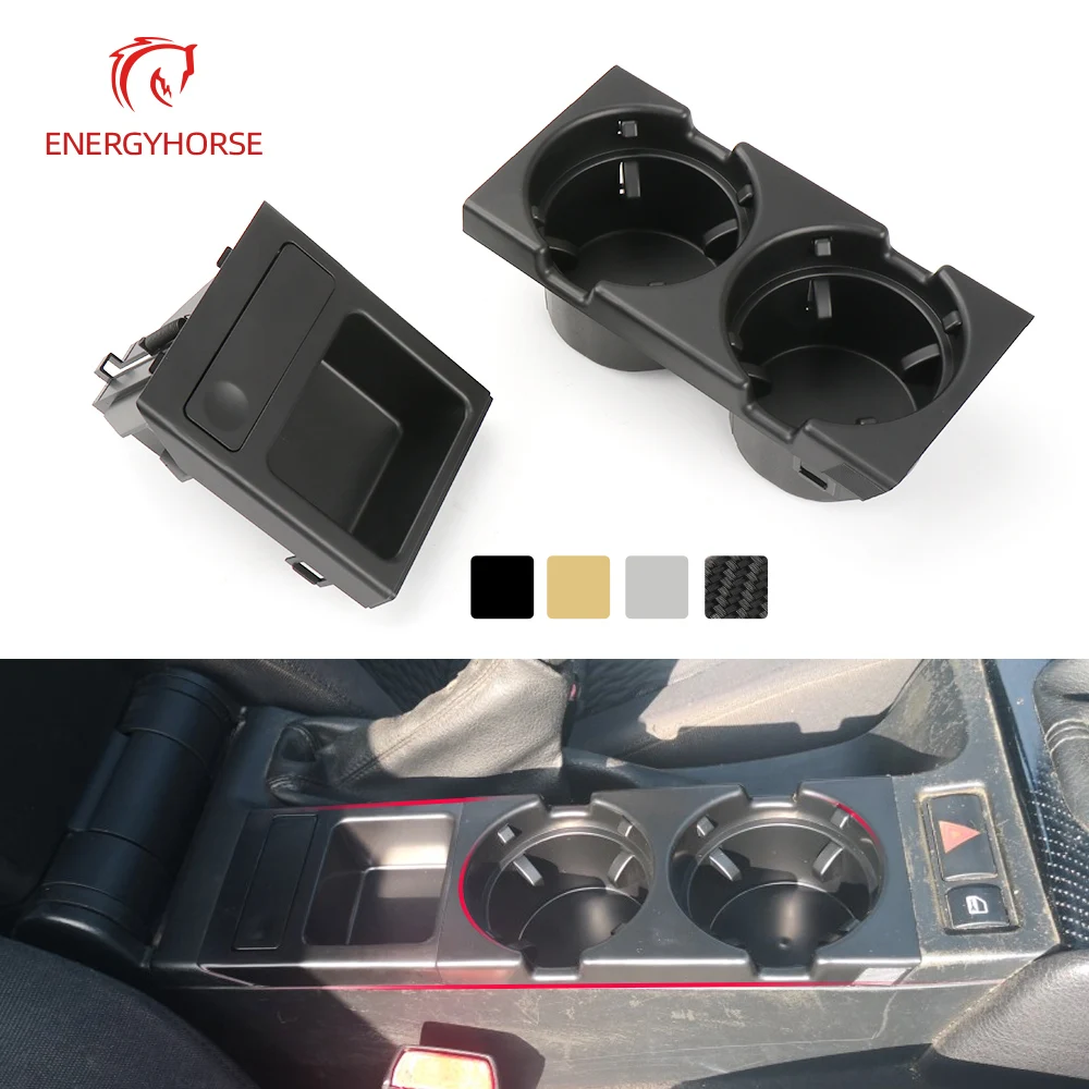 

Car Center Console Water Cup Holder Drink Stand Beverage holder Beverage Bottle Holder Coin Tray For BMW E46 3 Series 1998-2005