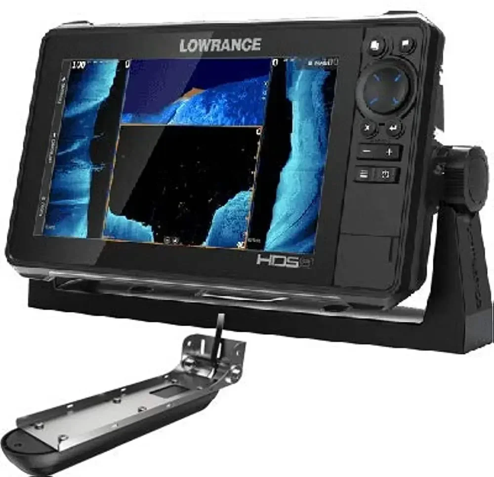 (НОВАЯ СКИДКА) Lowrance HDS-9 Live с датчиком Active Imaging 3-в-1 для крепления на транце и