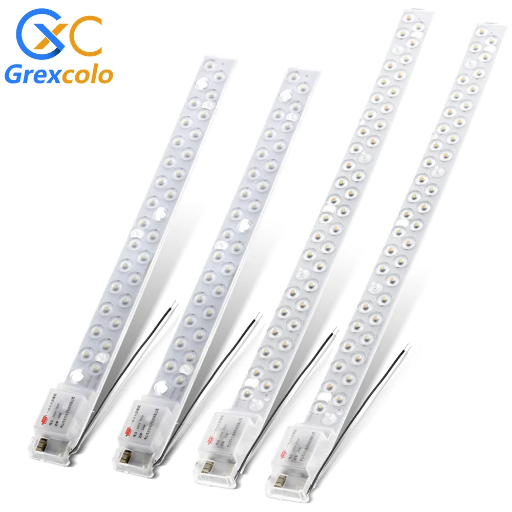 Светодиодная полоса SMD2835 высокой яркости, жесткая полоса, Светодиодная трубка 14 Вт 20 Вт светодиодный источник светильник для потолочной лампы с драйвером и магнитным держателем