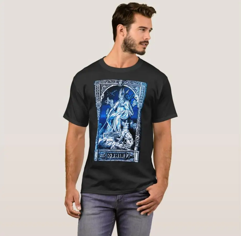 

God War Thor Hammer, Viking Valhalla, Odin The All Father Men T-Shirt Summer Cotton Short Sleeve O-Neck Mens T Shirt New S-3XL