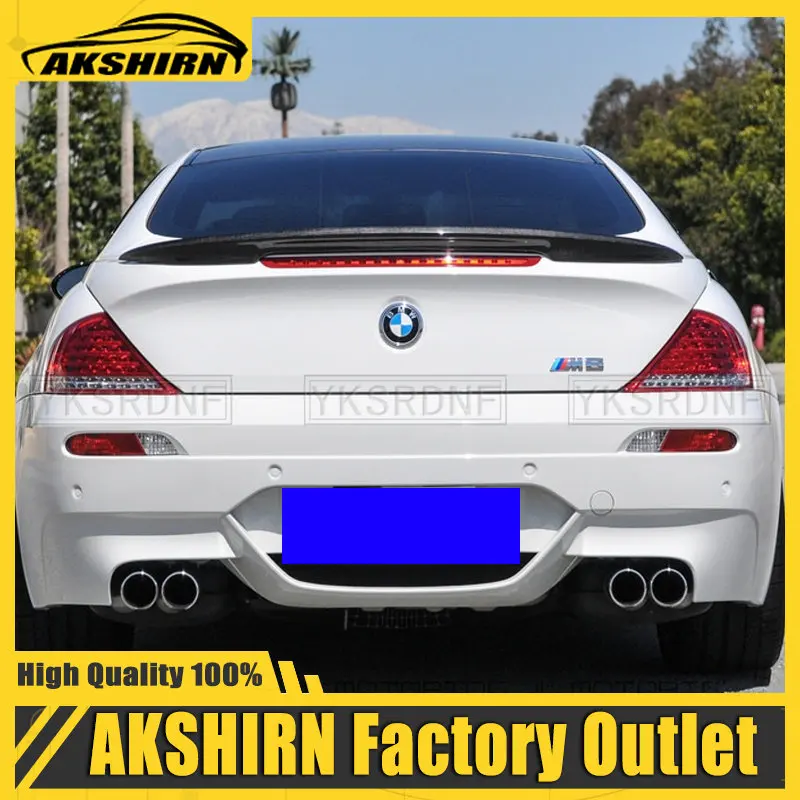 

For BMW 6 Series E63 And E64 Convertible Not For E64 Carbon Fiber Rear Trunk Spoiler Tail Wing 04-09 Car Styling Rear Wing