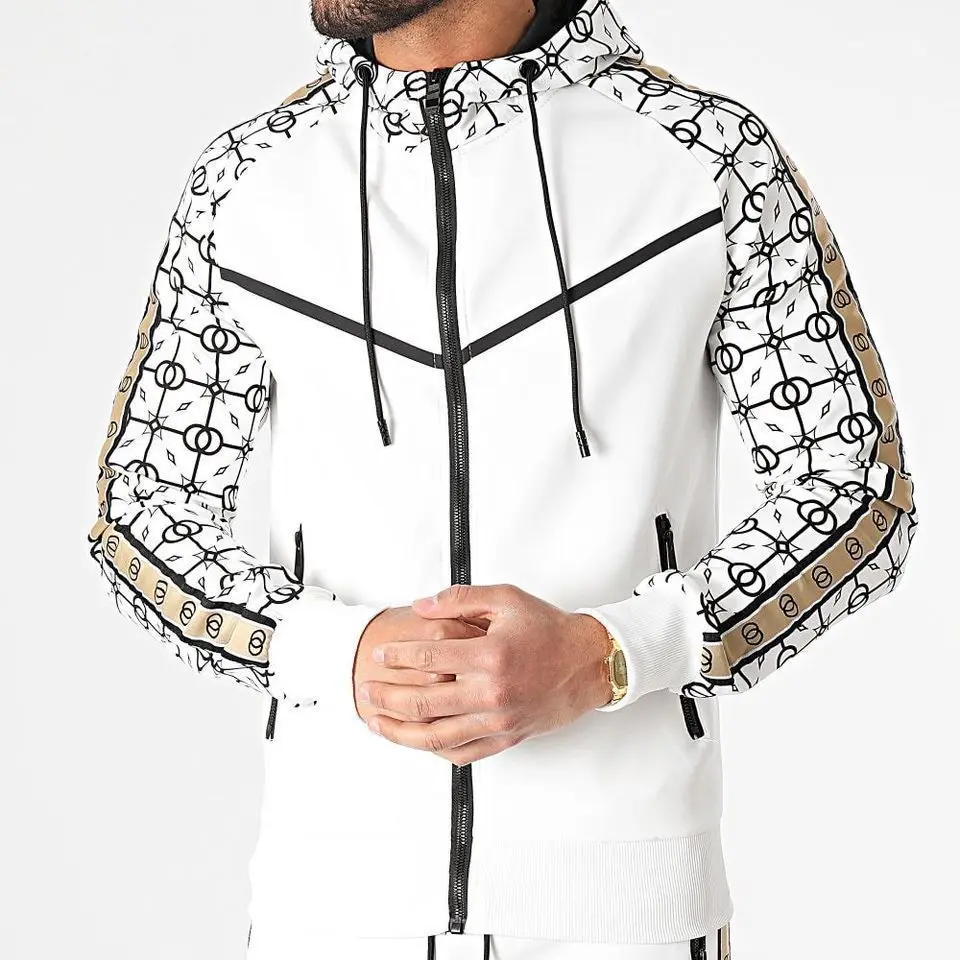 Spring Autumn Tracksuit Men Sport Suit Hoodie Sweatsuit Sweatshirt Pullover Jacket Pant Set 2023 Outdoors Casual Sports Suit