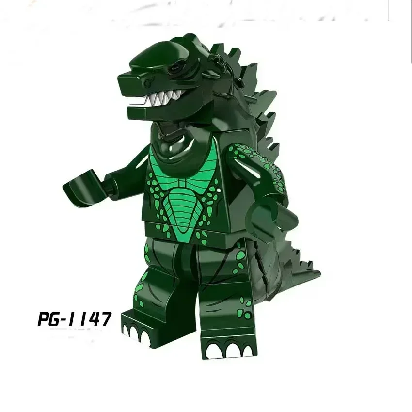 Фото Новая серия фильмов Godzilla, блоки, мини-кукла, детская игрушка, строительный блок, аниме, хобби, коллекция для мальчиков и девочек, подарки на день рождения, игрушки №5