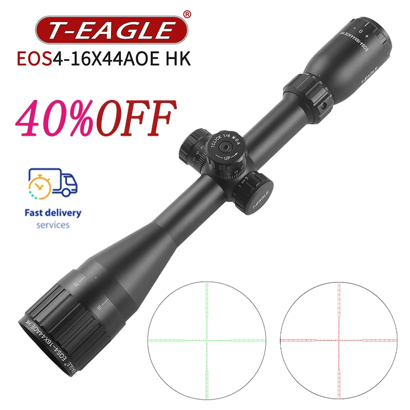 

T-EAGLE EOS 4-16X44AOE HK Hunting Weapons Asccessories Spotting Scope for Rifle Airsoft Pistol Glock Optical Collimator Sight