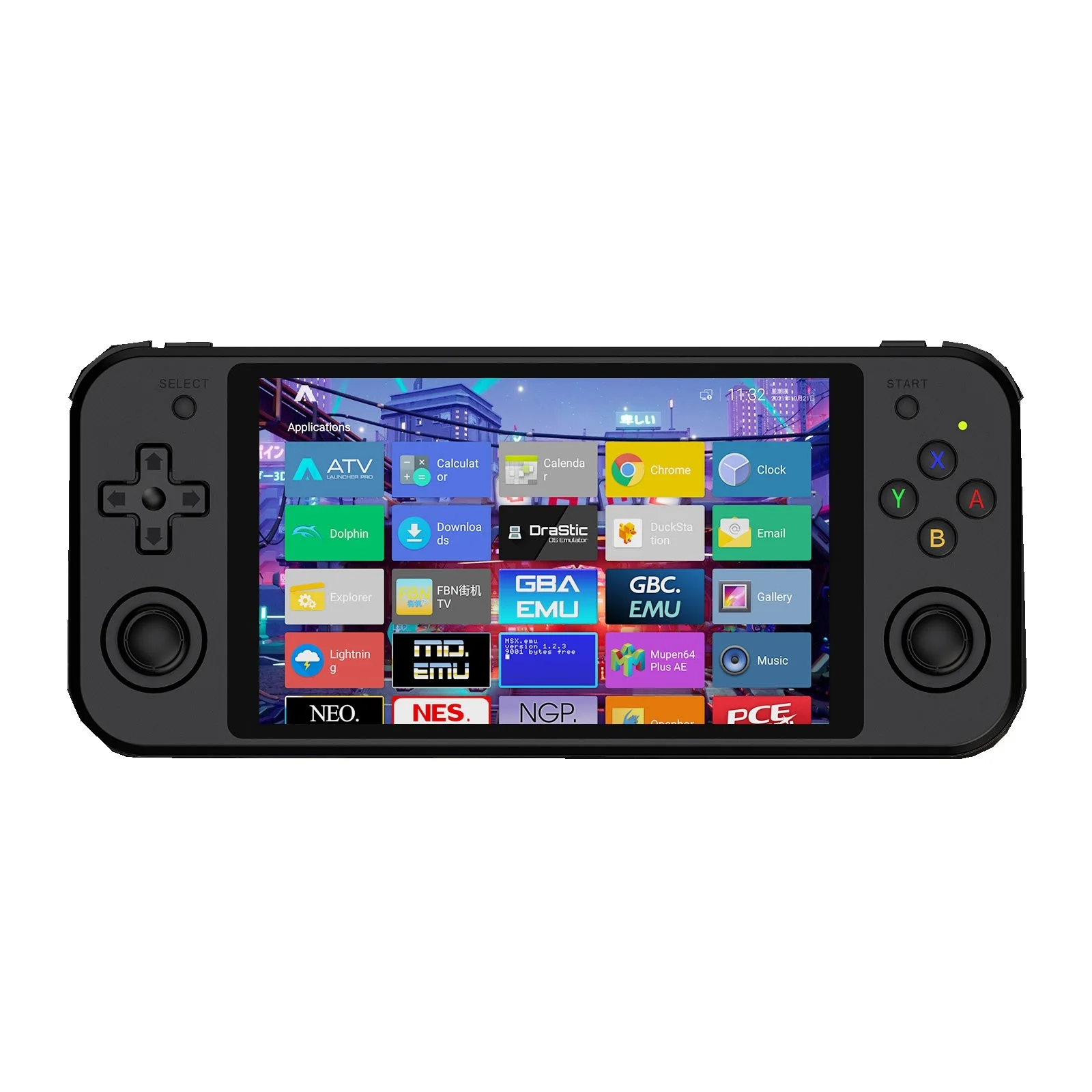 

RG552 портативный игровой плеер 5,36 дюймов IPS экран Двойная система Android Linux RK3399 консоль