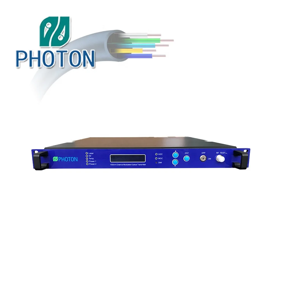 

1550nm Fiber Optic Equipment External Modulated Optical Transmitter