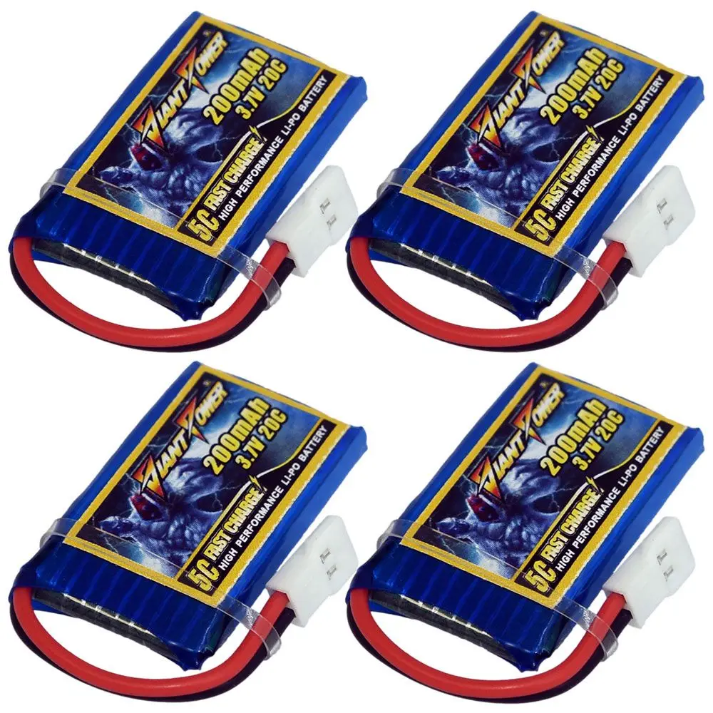 Литий-полимерная батарея 1S3.7V 200mAh 20C