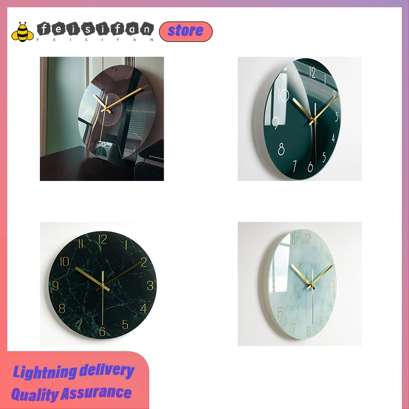 

Creativity Fashion simple Wall Clock Atmosphere Digital Quartz Silent Wall Clock Nordic Luxury home decorating items craft art