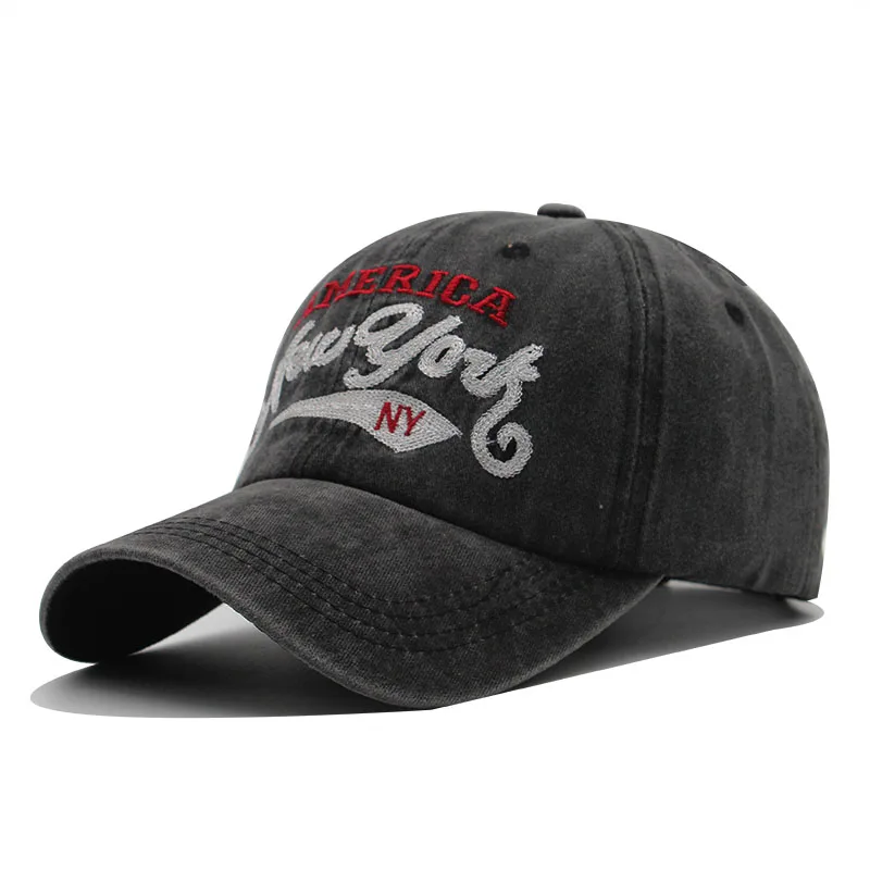 Summer cotton Baseball Cap Snapback Hat Sun hat Spring Autumn Sport cap NY letter Cap Hip Hop Fitted Cap Hats For Men Women