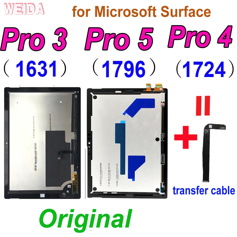  - Surface Pro 4  Microsoft Surface Pro 3 1631 Pro 4 1724 Pro 5 1796, -