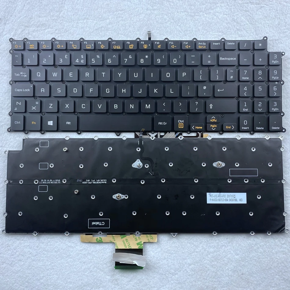 

UK Backlit Laptop Keyboard for LG 15Z980 15Z980-G 15Z980-H 15Z980-M 15Z980-T 15ZD980 15ZD980-G 15ZD980-H 15ZD980-M UK Layout