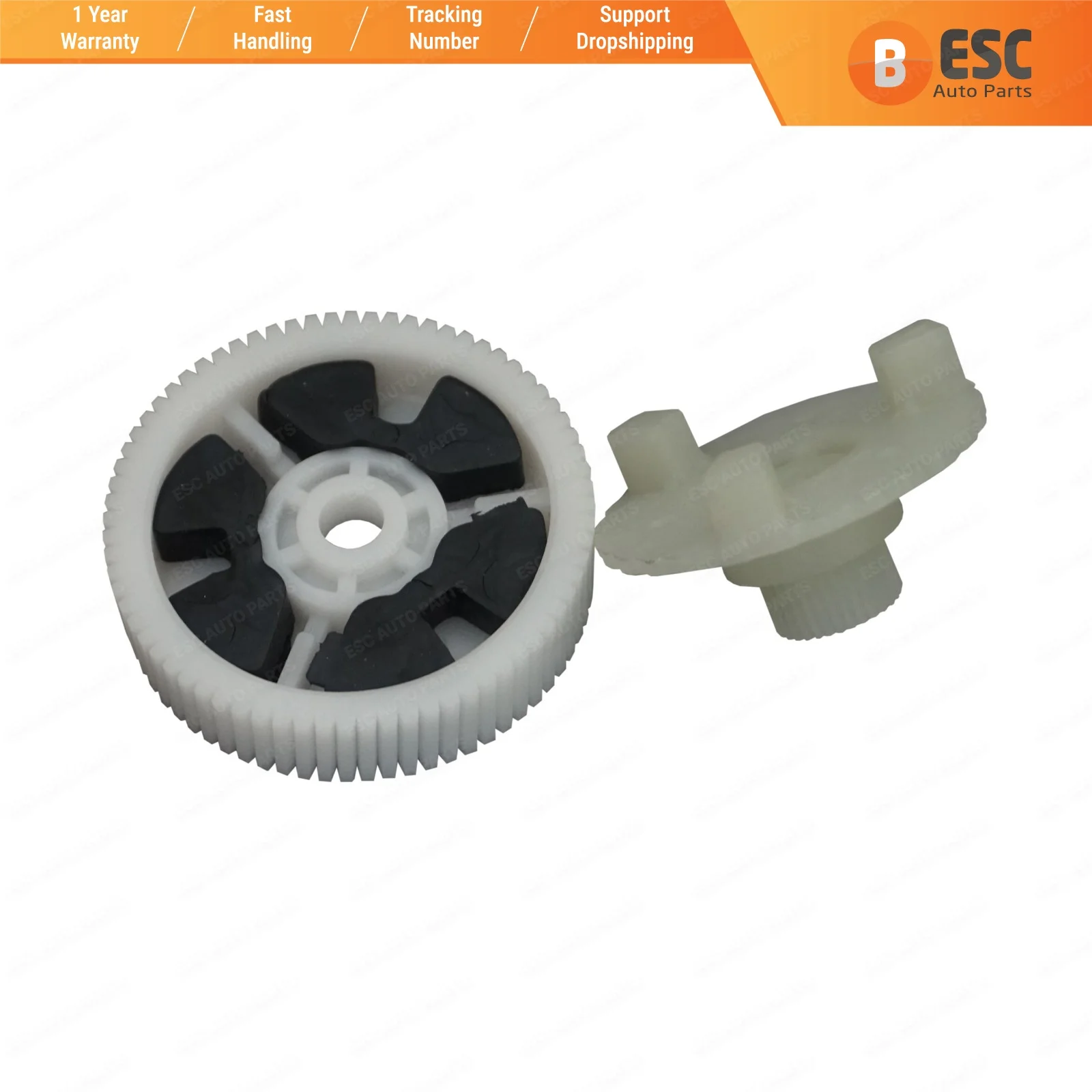 

ESC Auto Parts EWR5048+EWR5135+EWR5136 Electrical Power Window Regulator Motor Gear Set with Rubber for DAF CF85/95 2002-On